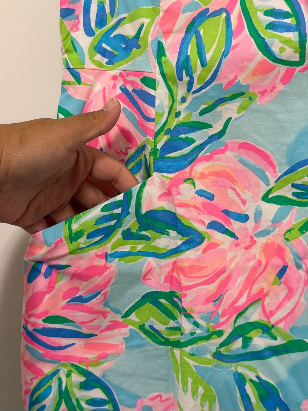 Lilly Pulitzer Size 6 Totally Blossom Brenda Stretch Mini Dress Preppy Resort - Picture 7 of 7